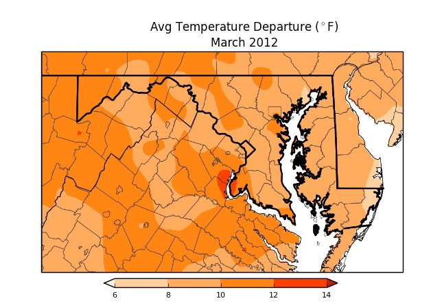 March 2012 Temp Departure