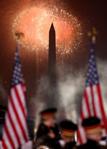 WASHINGTON, DC - JULY 04: Fireworks display during A Capitol Fourth 2015 Independence Day concert at the U.S. Capitol, West Lawn on July 4, 2015 in Washington, DC. (Photo by Paul Morigi/Getty Images for Capitol concerts)