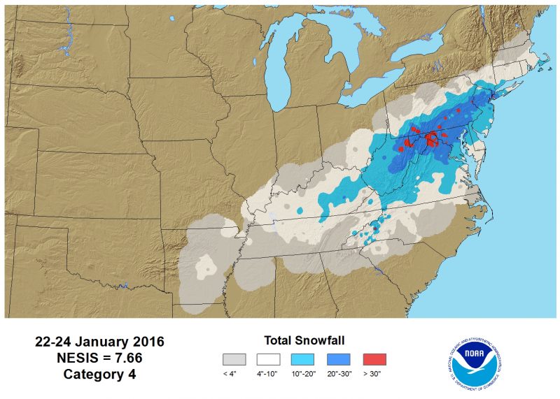 Snow totals from this time last year 