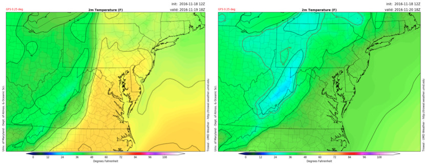 Evening Update: Cold Front to bring a big change in temperatures – UMD ...